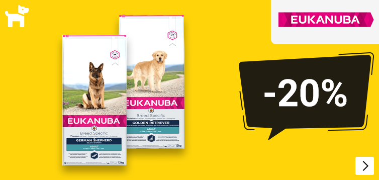 Eukanuba breed hondenvoer 20% korting LET OP 2 MND